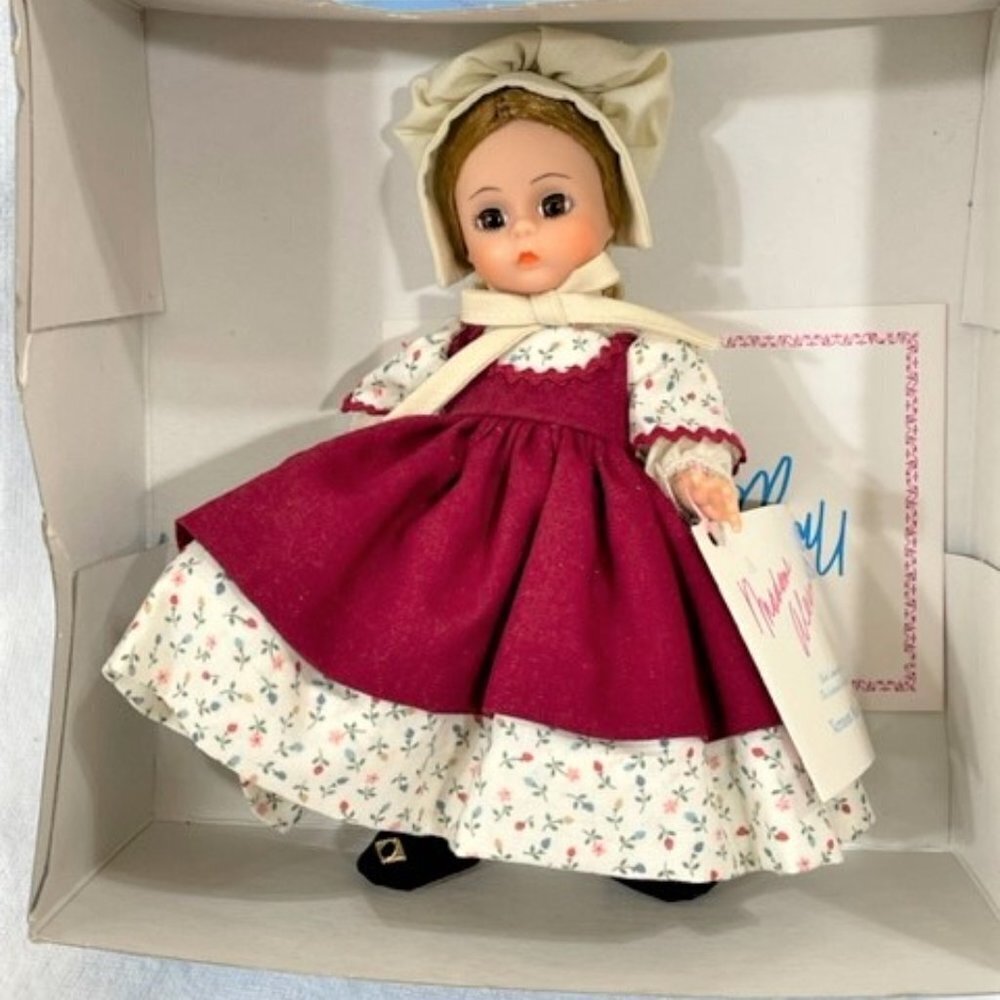 Madame Alexander restrung 8" Vermont Maiden Bicentennial doll